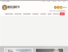 Tablet Screenshot of bigbenjewelry.com